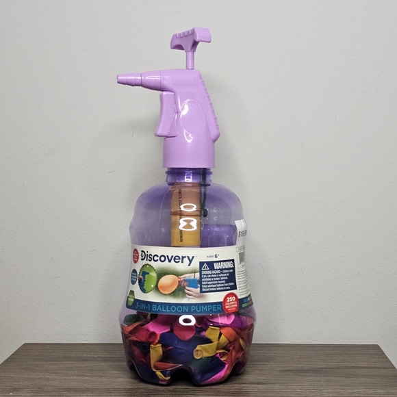 Discovery Kids 3-in-1 Balloon Pumper with Multicolor Water Balloons Set NWT - Picture 1 of 4